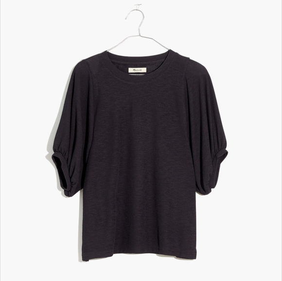 Madewell Tops - Madewell Eastover Bubble-Sleeve Tee XS